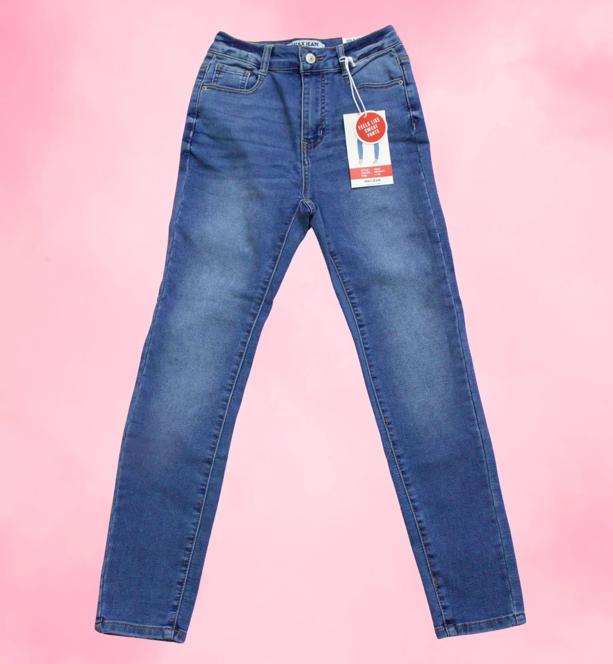 JEANS ESTILO SKINNY LISOS 90241