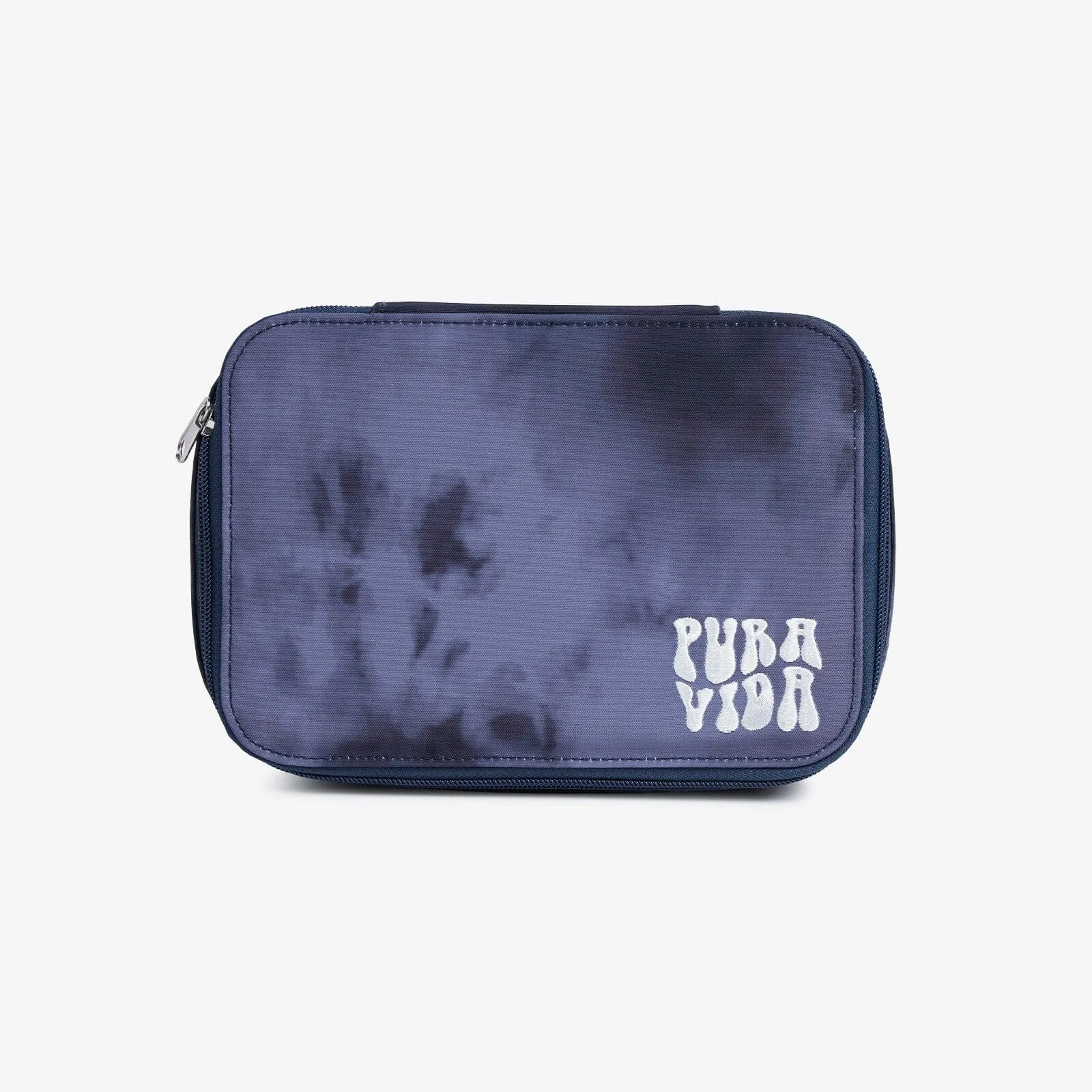 Large Grey Tie Dye Jewelry Case