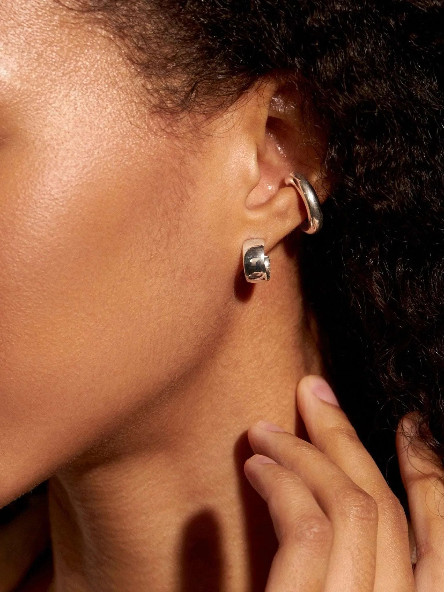 Lia Chunky Hoop Earrings