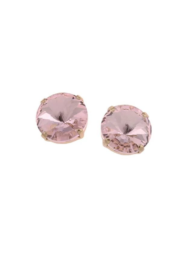 Light Rose Rivoli Studs