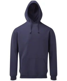 Mens coastal vintage wash loop back hoodie | Navy