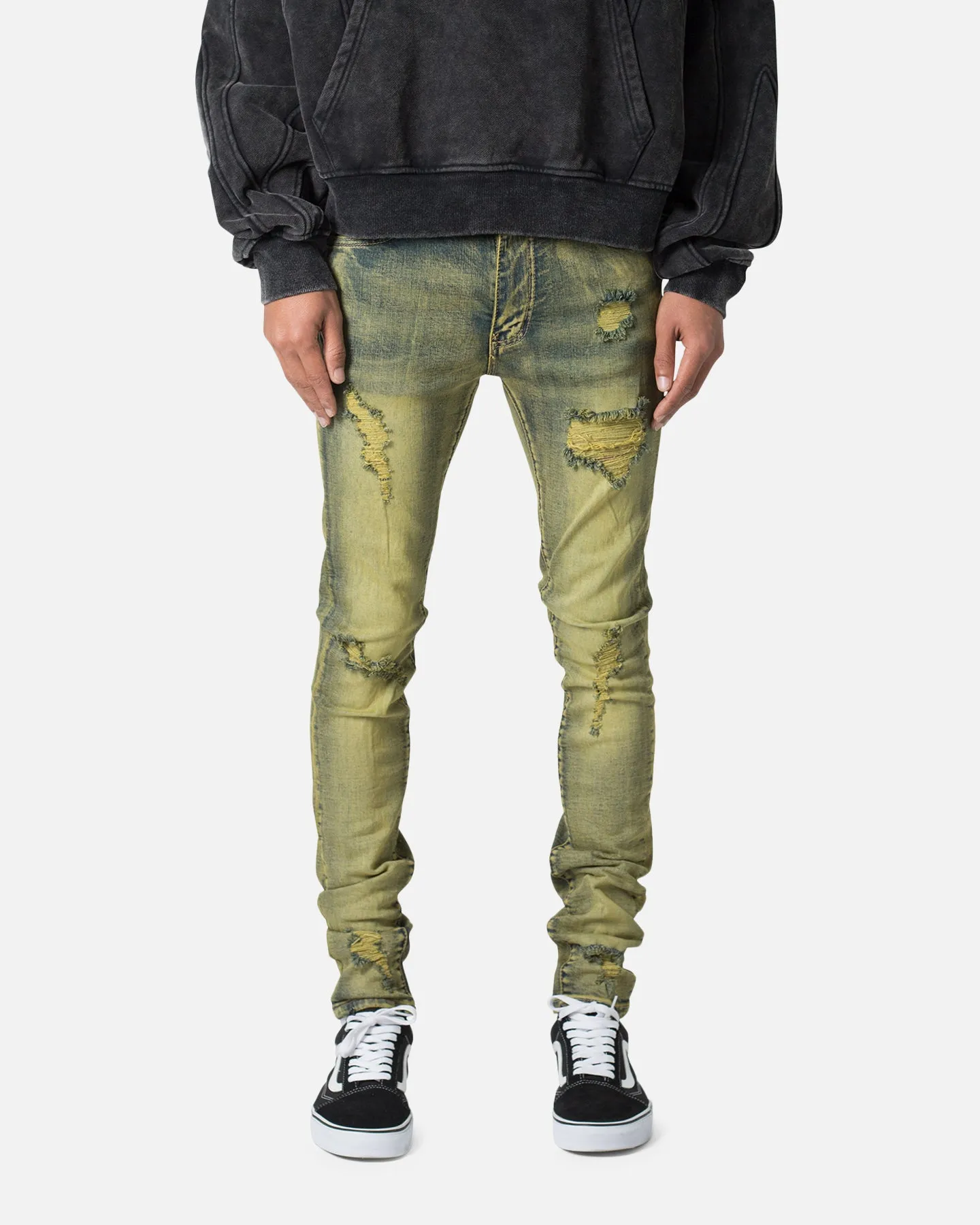 MNML X609 Algae Skinny Denim Jeans Green