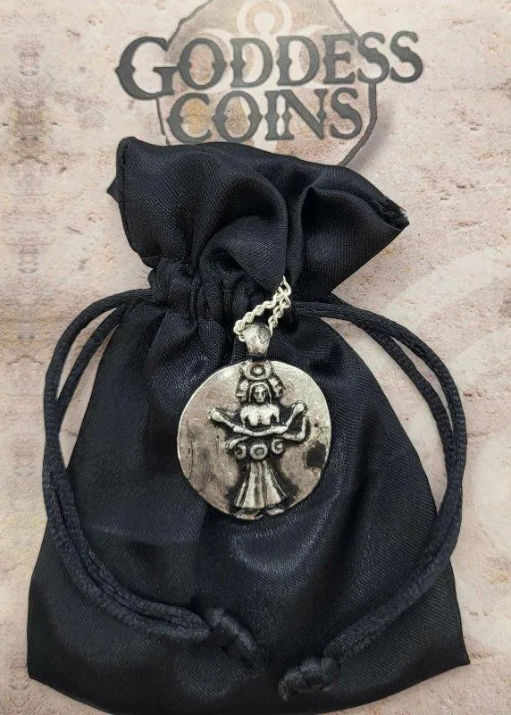 Necklace, Goddess Coin