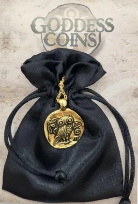 Necklace, Goddess Coin