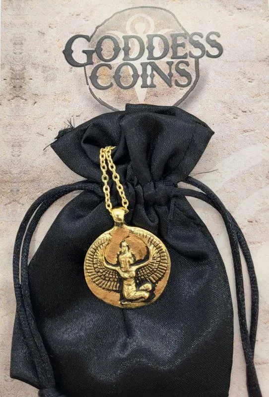 Necklace, Goddess Coin