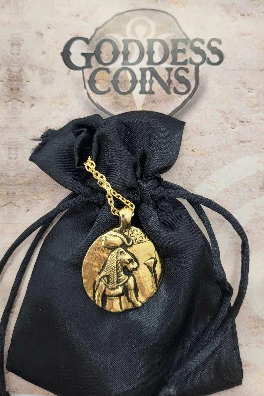 Necklace, Goddess Coin