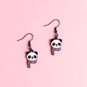 Panda — earrings