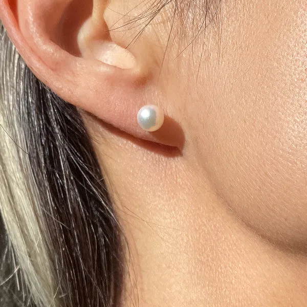 Pearl Stud Earrings