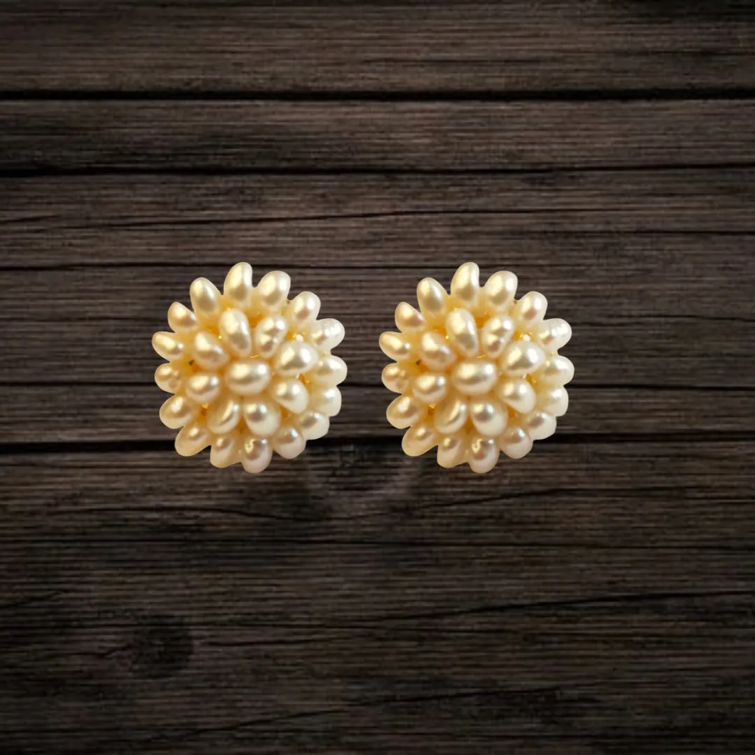 Pearls Stud Earrings By Asp Fashion Jewellery