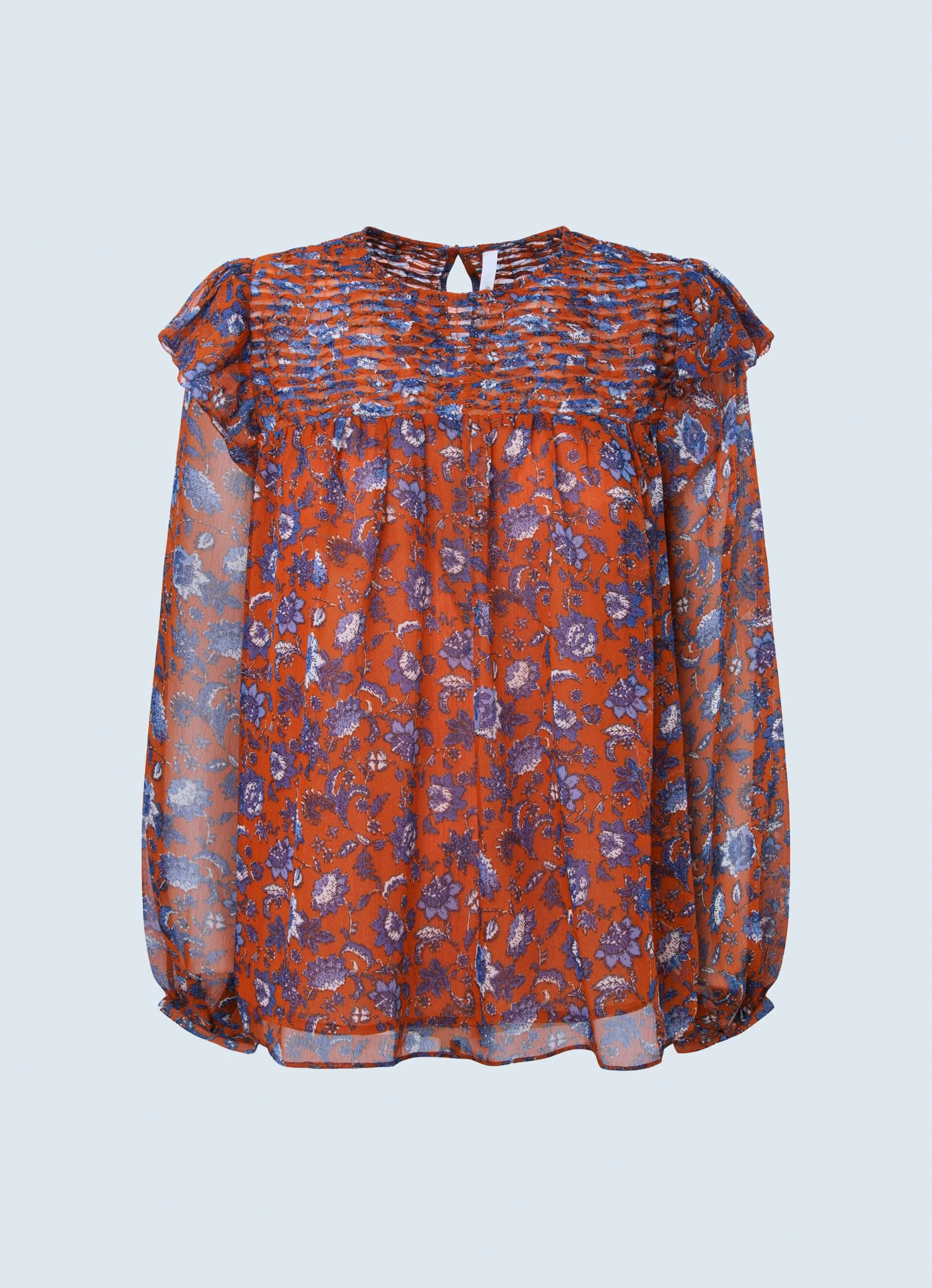 PepeJens Boho Blouse with Flowers Aitana PL304131 multi