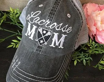 Personalized Lacrosse hats Lacrosse mom Lacrosse hair dont care Embroidered womens trucker caps LAX