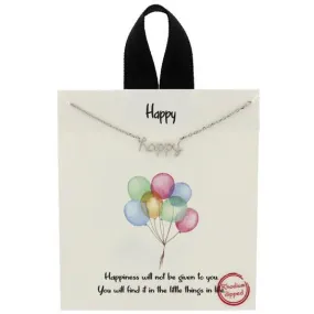 "Happy" Necklace