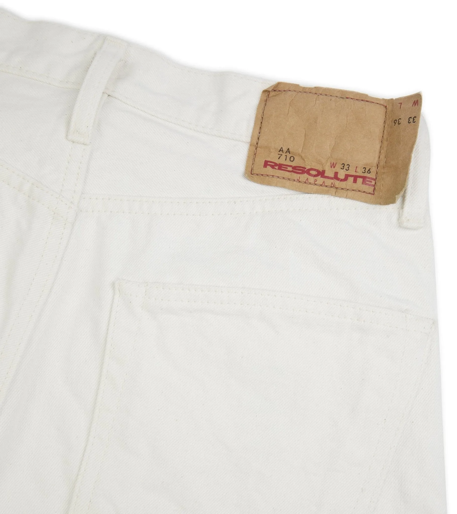 Resolute 710 Denim Jeans: White