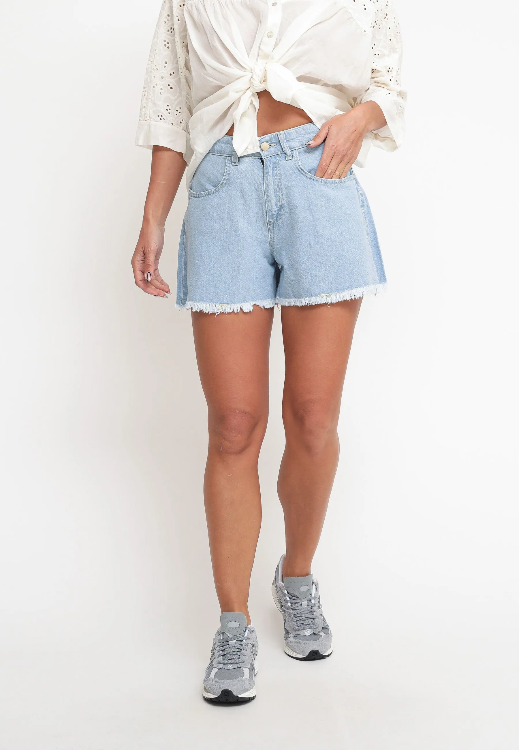 Short Farfalla 100%CO - Denim