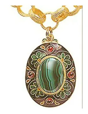 Siena Malachite Pendant