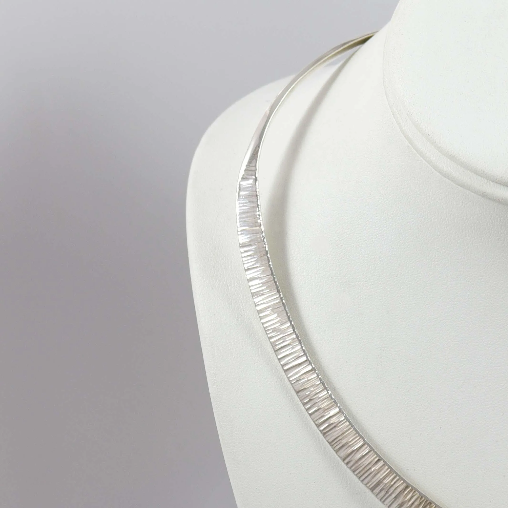 Silver Collar Necklace