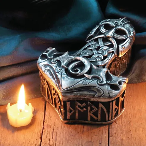 Small Mjolnir Jewelry Box