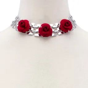 Sodajo Flower Metal Necklace