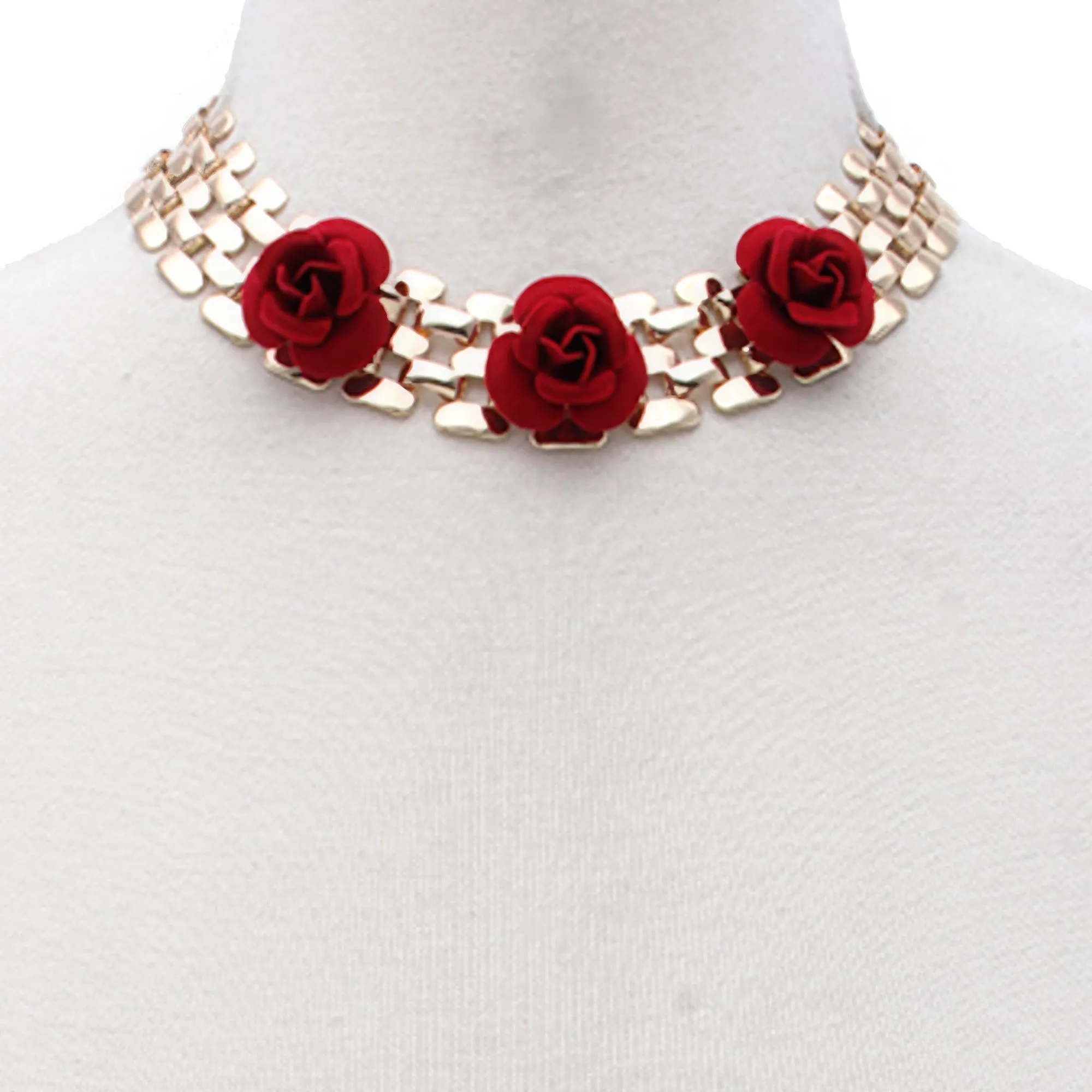 Sodajo Flower Metal Necklace