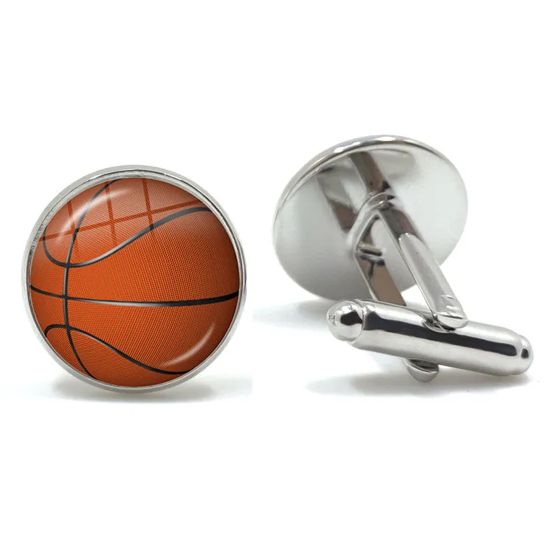 Sport Collection Golf Time Gemstone French Swank Cufflinks