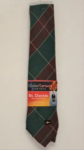 St. Davids Welsh Tartan Tie