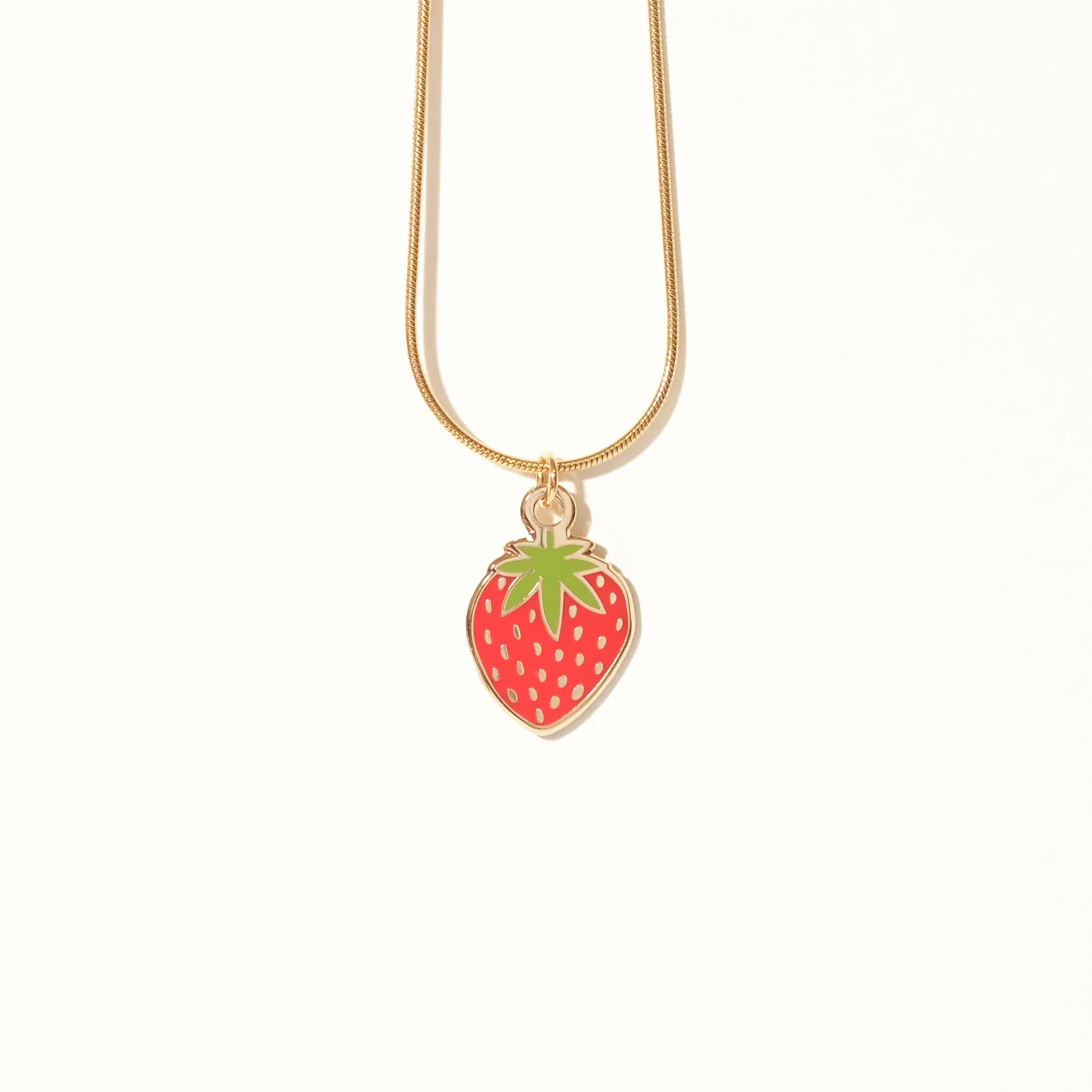 Strawberry Charm Necklace