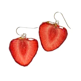 Strawberry Drop Earrings