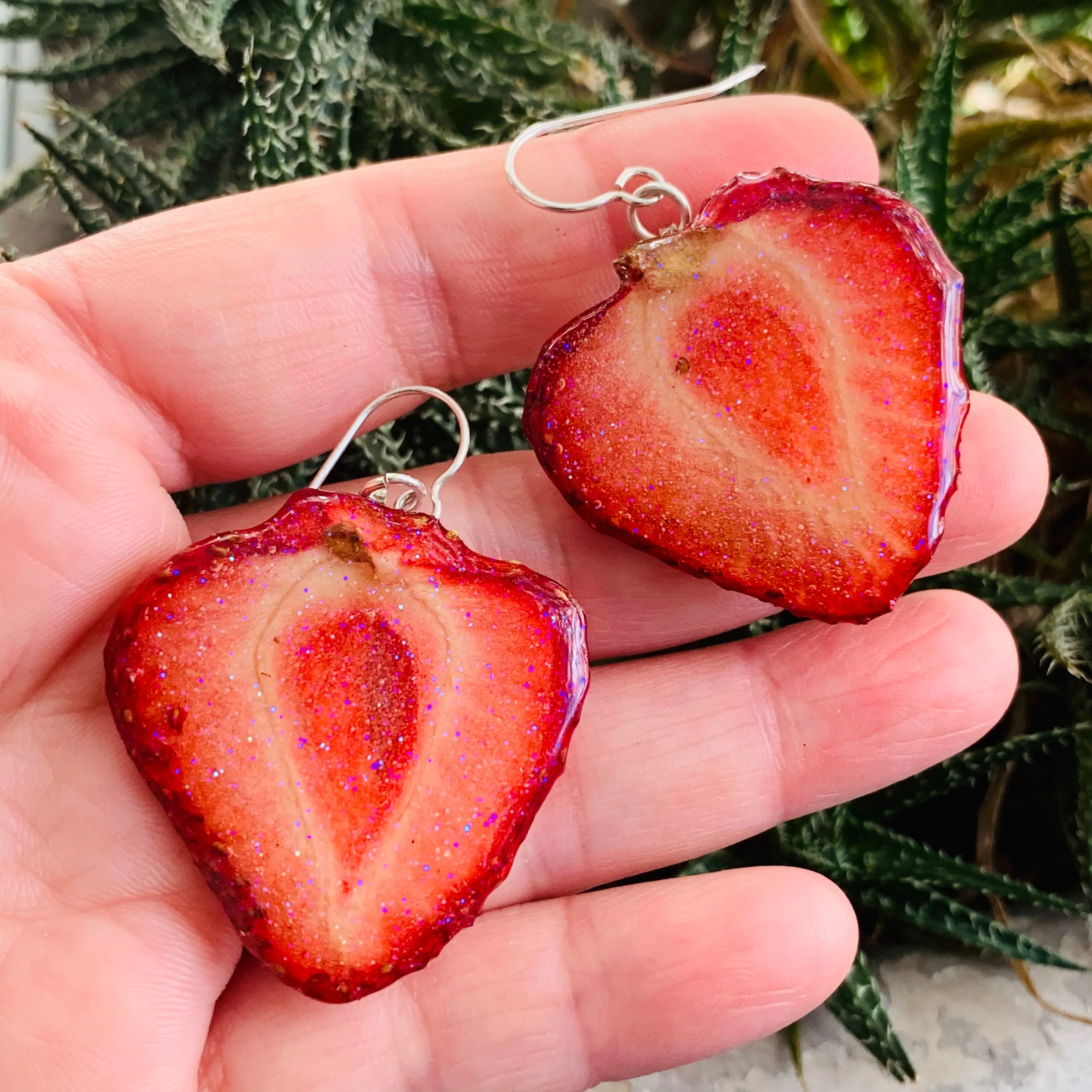 Strawberry Drop Earrings