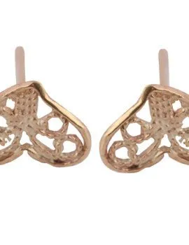 Stud Earrings from Bluenoemi 9 KT Gold Post Earrings