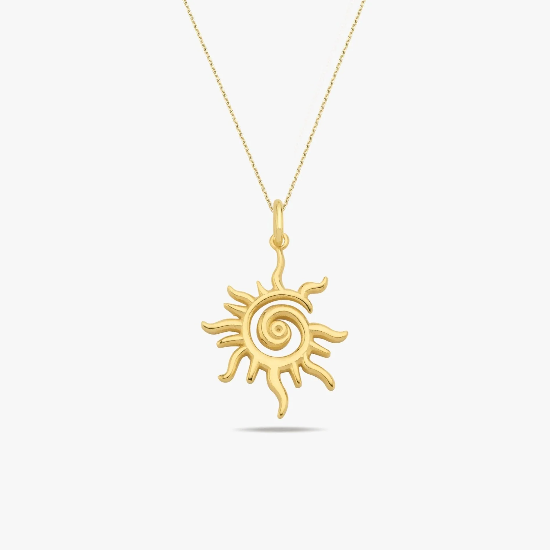 Sunburst Necklace Women | 14K Gold Vermeil