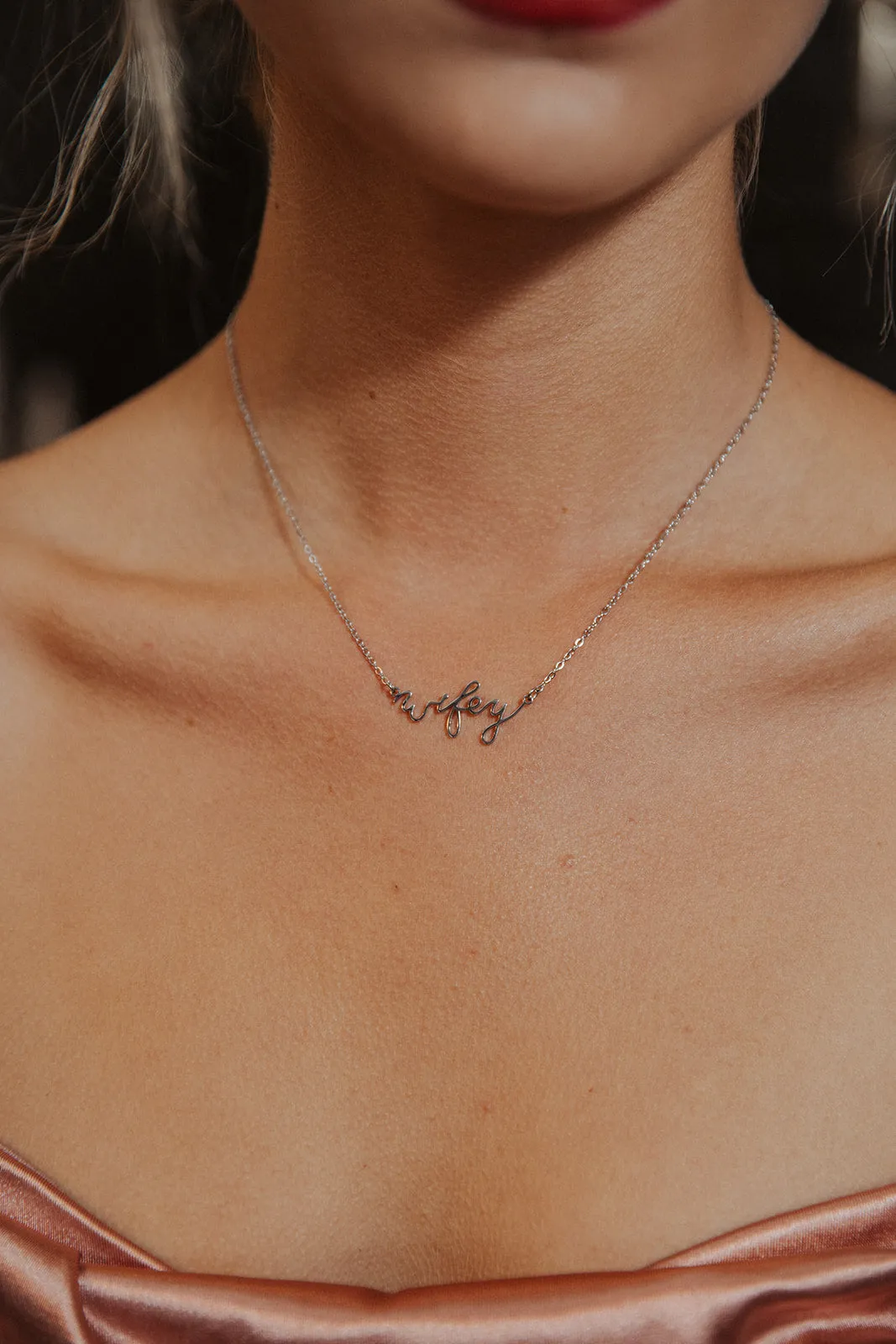 The Better Half Wifey Necklace