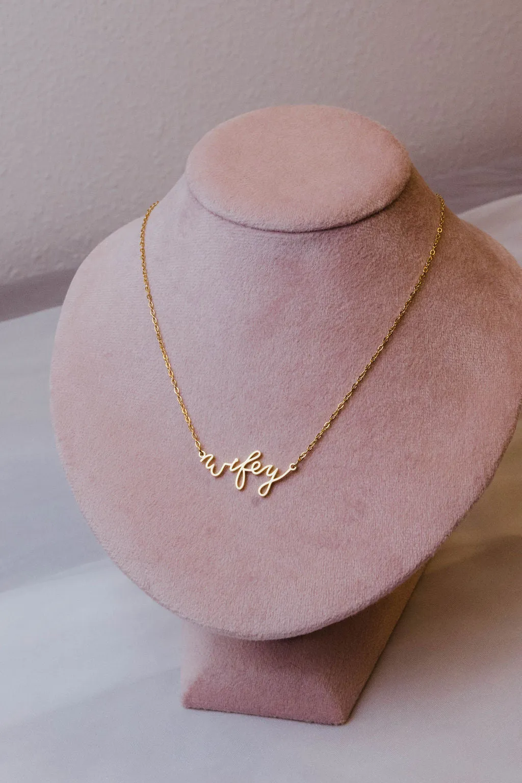 The Better Half Wifey Necklace