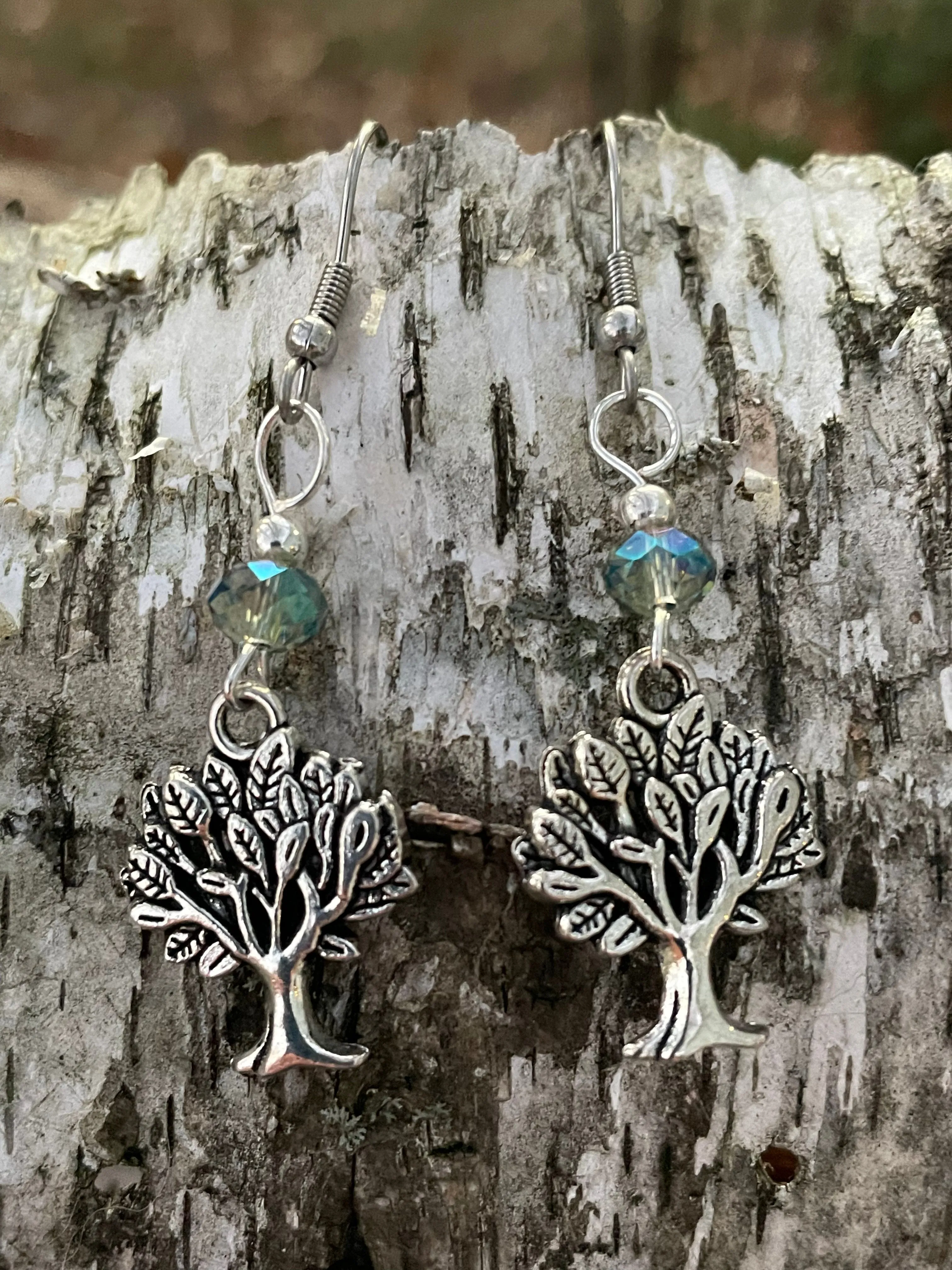 Tree earrings