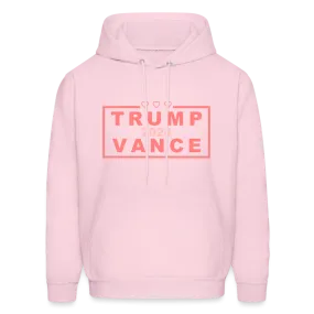 Trump Vance 2024 Hoodie (Pink Letters)