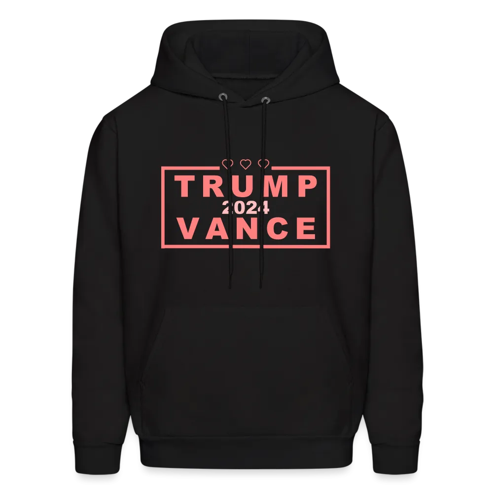 Trump Vance 2024 Hoodie (Pink Letters)