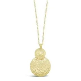 Venus Brushed Gold necklace